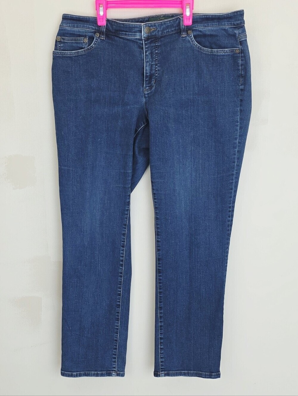 Lauren Ralph Lauren Modern Straight Curvy Jeans Pants - Picture 3 of 10